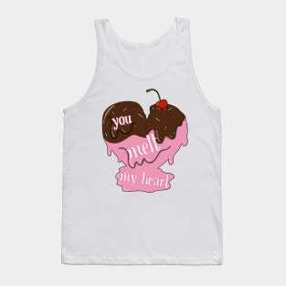 You melt my heart (ice cream) Tank Top